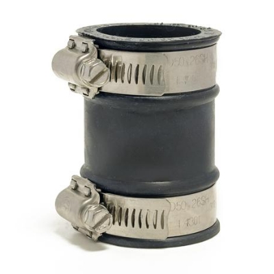 IC40FSPC035 Fernco Koppeling Recht PC 30-35mm (EPDM, zwart, H=70, 80°C)
